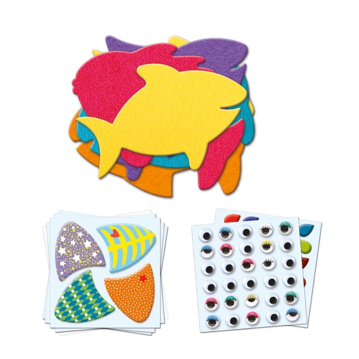 Djeco Sticker: Ich liebe Fische