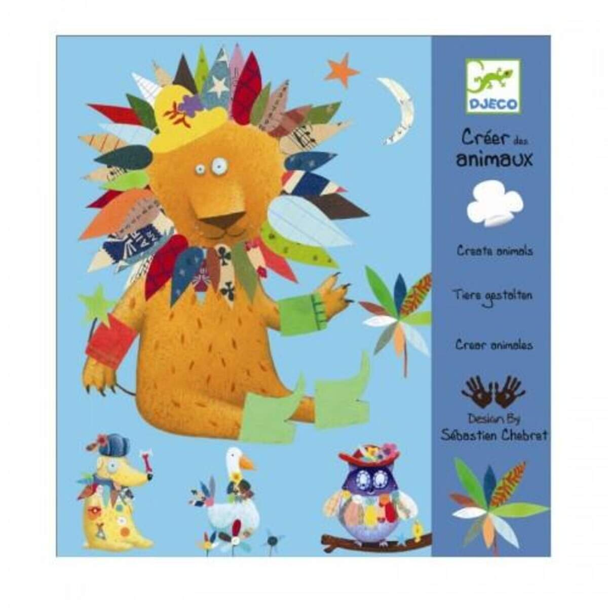 Djeco Sticker 3-6: Stickerbild Tiere