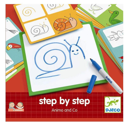 Djeco Lernspiele: Step by step - Tiere  *