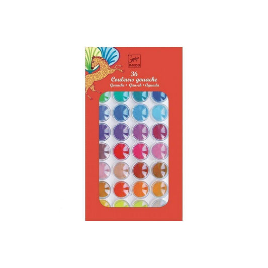 Djeco Farben: 36 Wasserfarben