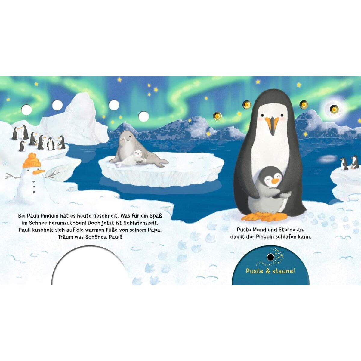 Esslinger Verlag Mein Puste-Licht-Buch: Ein Sternlein wacht in dunkler Nacht