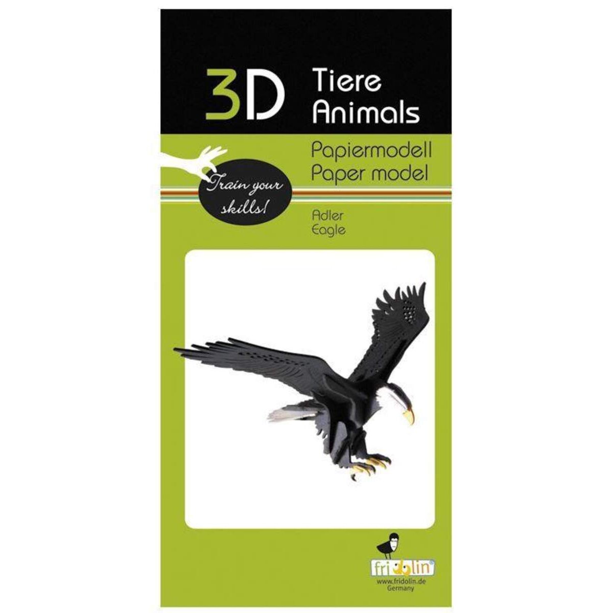 Fridolin 3-D Papier Modell Adler
