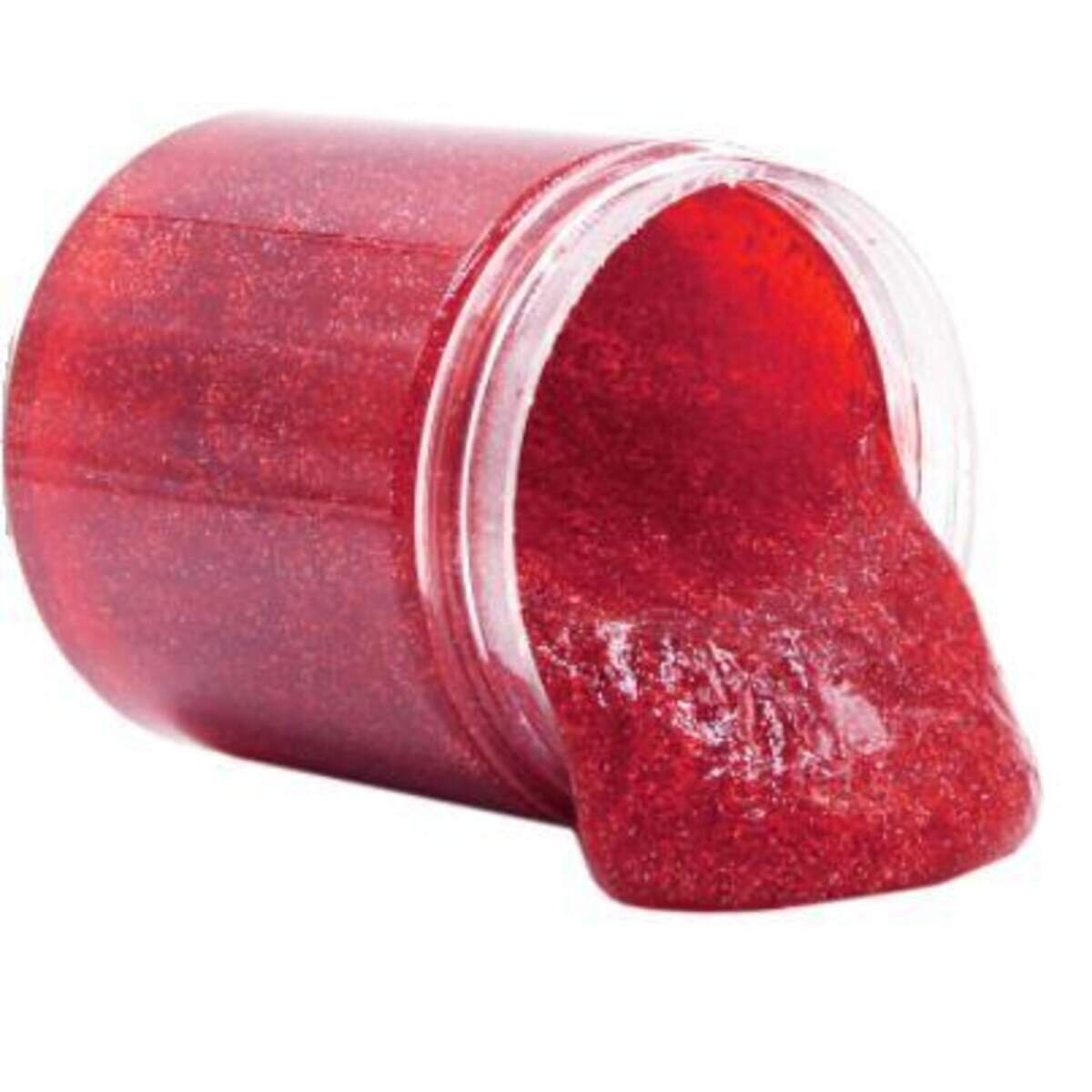 Fun Trading Glitzer Putty im Glas, 1 Stück, 6-fach sortiert