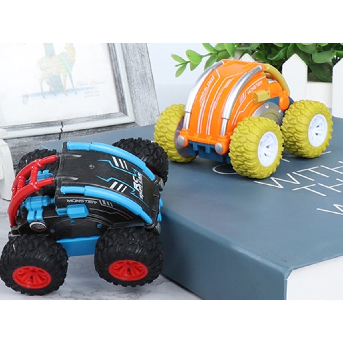 Fun Trading RC Stunt Car Roll over ferngesteuertes Auto 12 km/h, 1 Stück, 2-fach sortiert