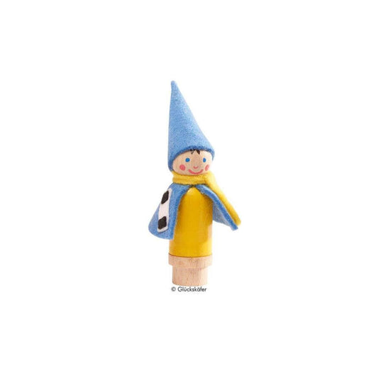 Glückskäfer Steckfigur Zauberer für Geburtstagsdeko