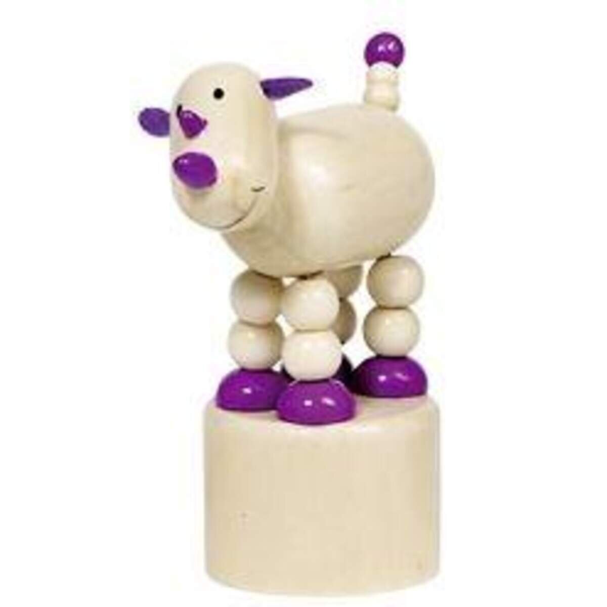 goki Holztiger Wackeltiere Afrika, 1 Stück, 6-fach sortiert