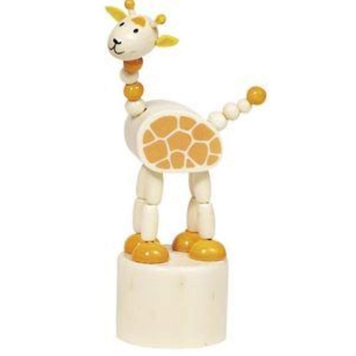 goki Holztiger Wackeltiere Afrika, 1 Stück, 6-fach sortiert