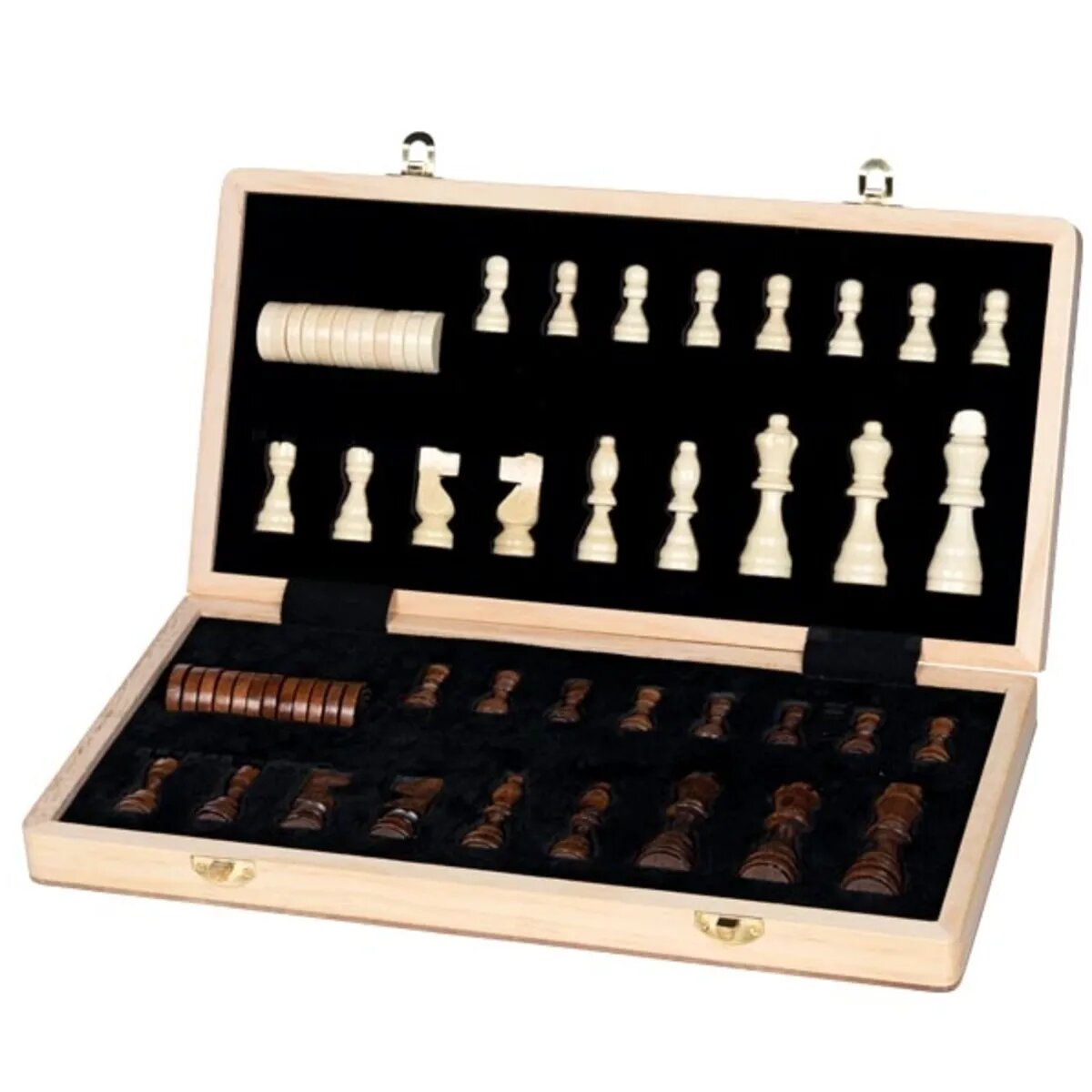 goki Schach/Dame Spiel 2in1, magnetisch