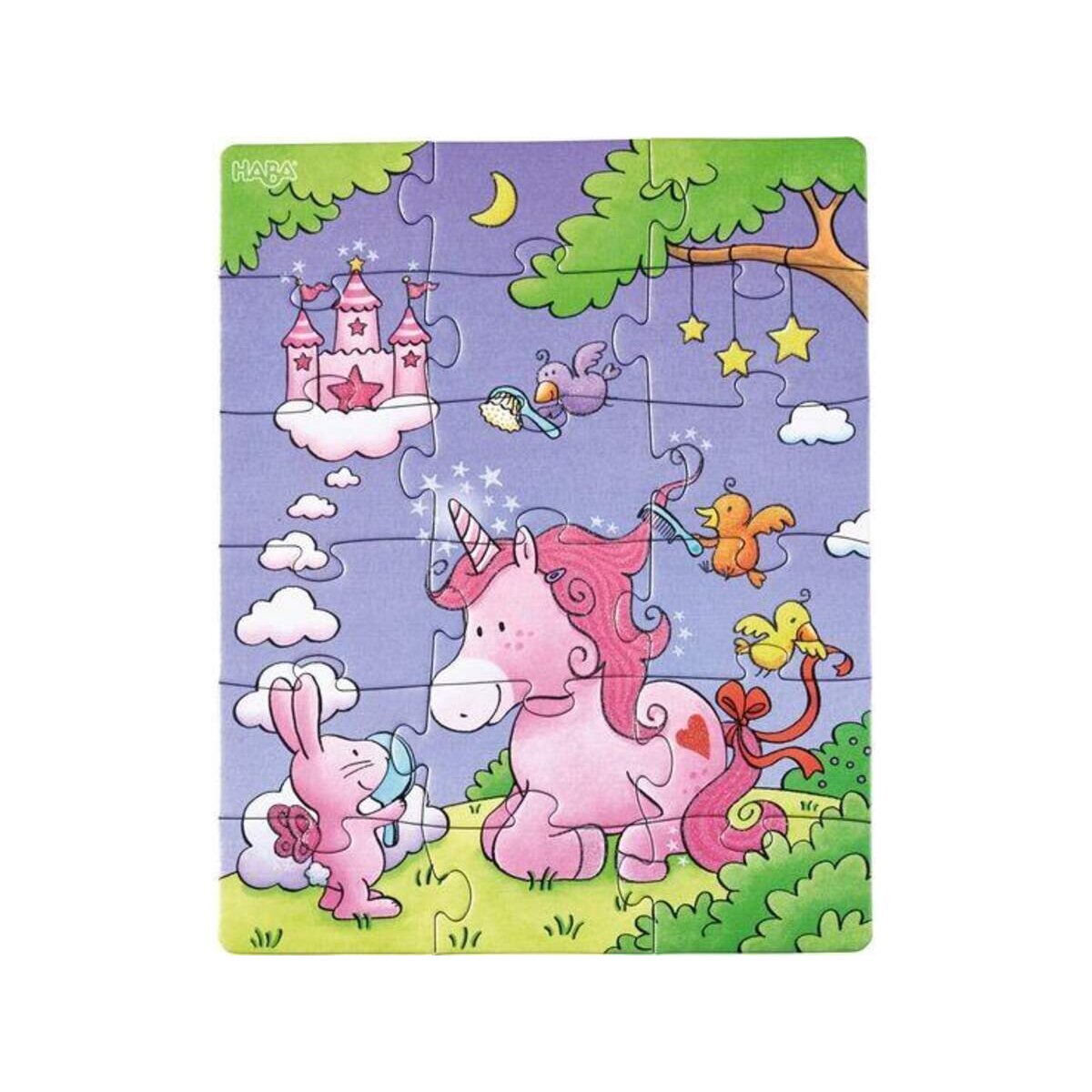 HABA 300299 Puzzles Einhorn Glitzerglück