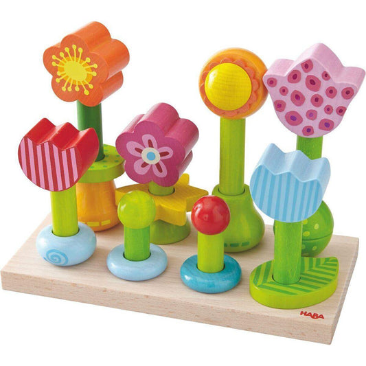 HABA 301551 Steckspiel Blumengarten