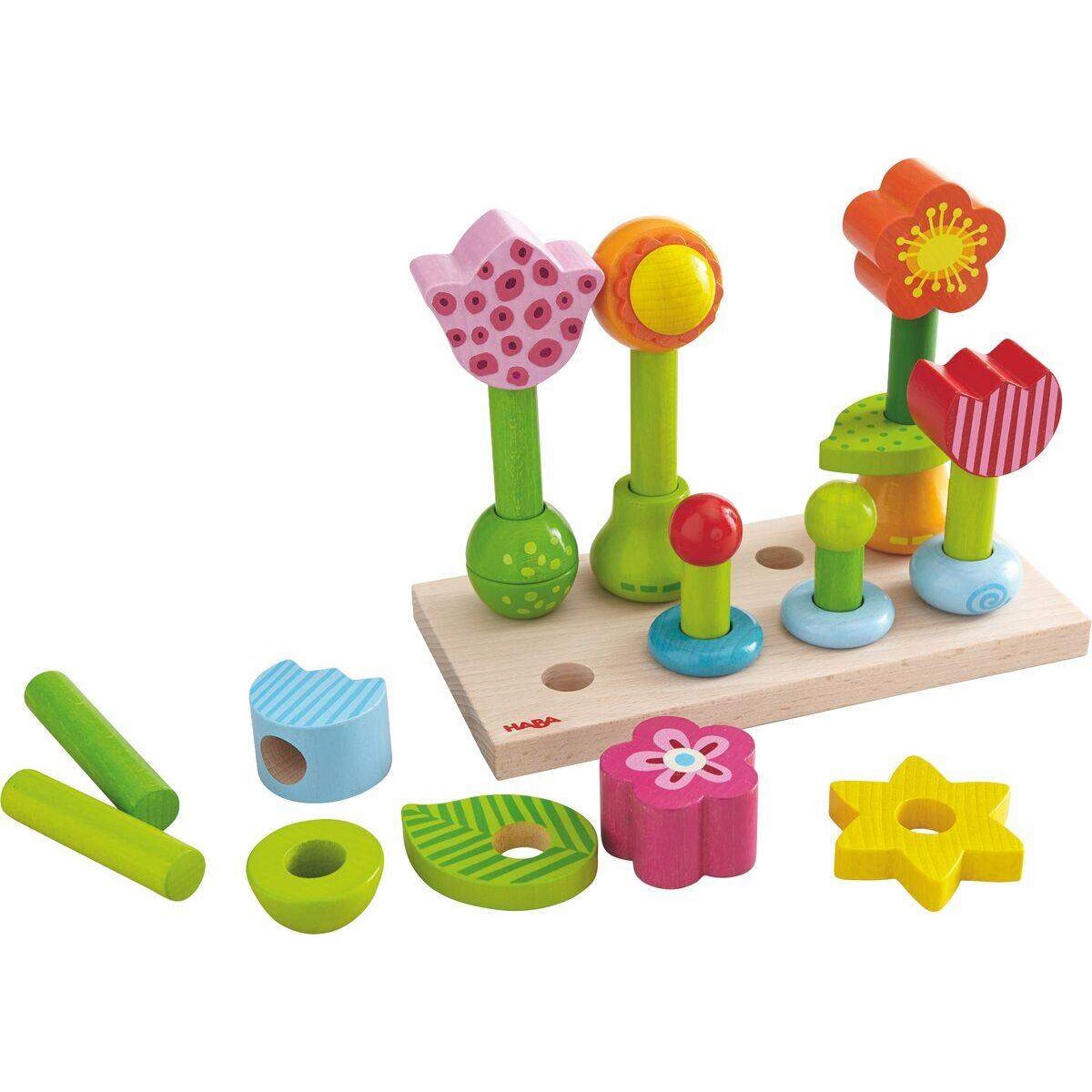 HABA 301551 Steckspiel Blumengarten