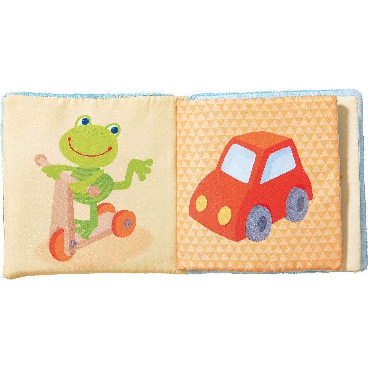 HABA 302097 Babybuch Stoffbuch Zauberfrosch