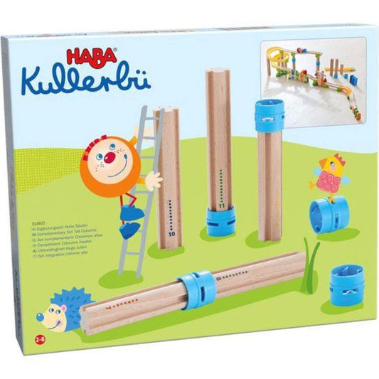 HABA 304800 Kullerbü Ergänzungsset Hohe Säulen