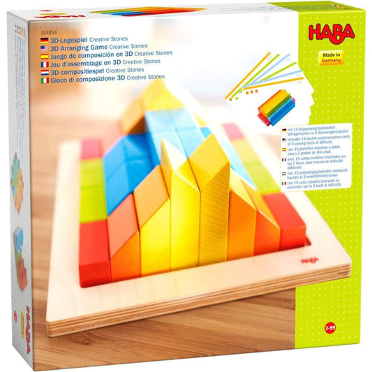 HABA 304854 3D-Legespiel Creative Stones