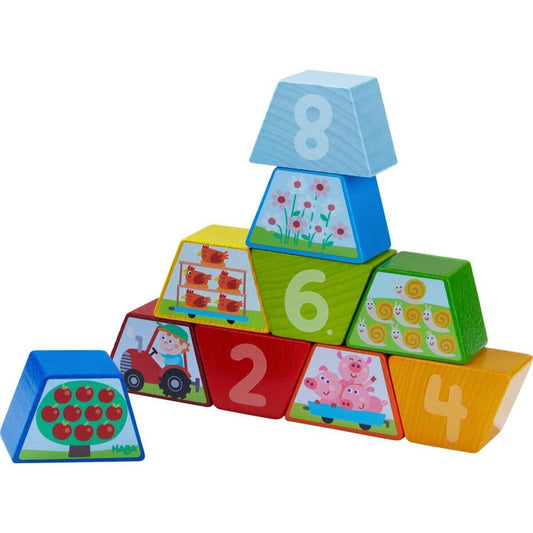 HABA 305158 Legespiel Zahlen-Bauernhof