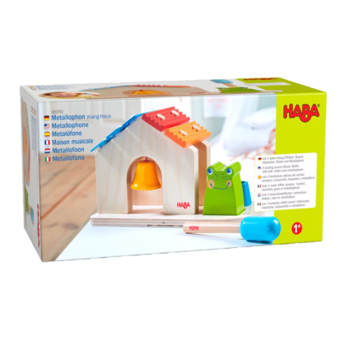 HABA 305762 Metallophon Klang-Haus