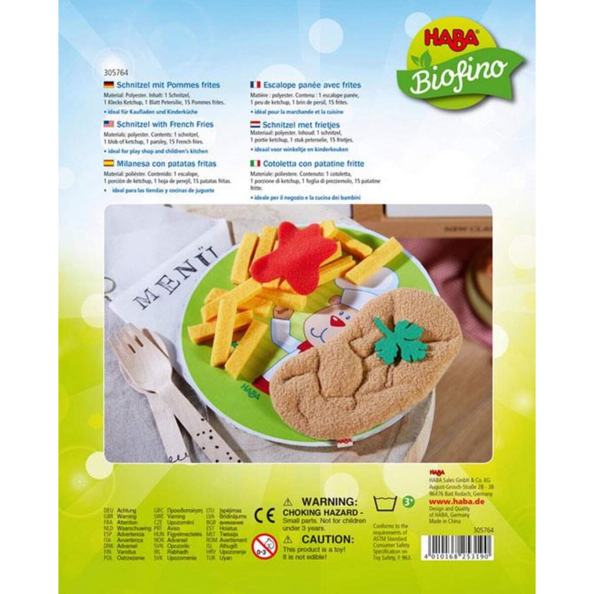 HABA 305764 Schnitzel mit Pommes frites