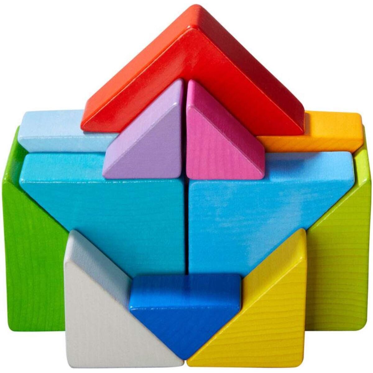 HABA 305778 3D-Legespiel Tangram-Würfel