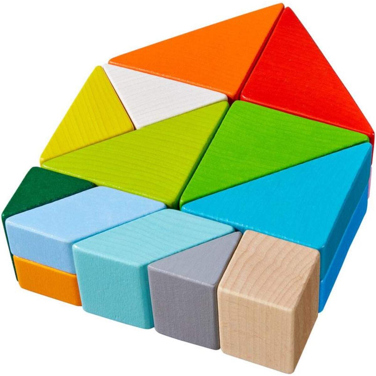 HABA 305778 3D-Legespiel Tangram-Würfel