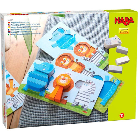 HABA 306087 Legespiel Tierisch wild