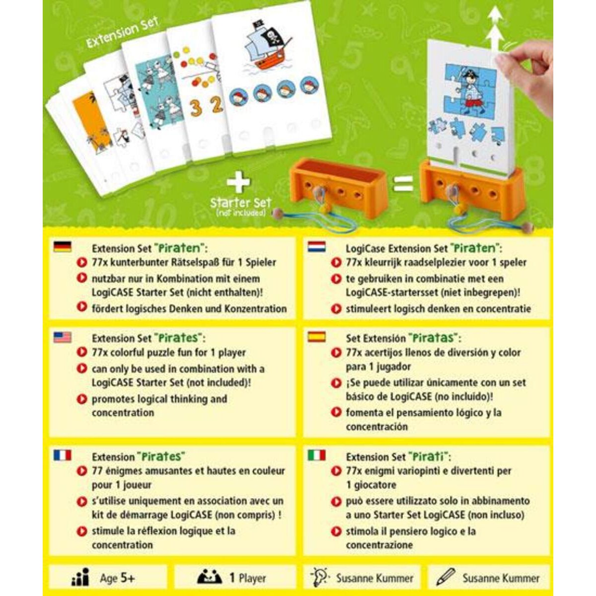HABA 306124 LogiCase Extension Set Piraten