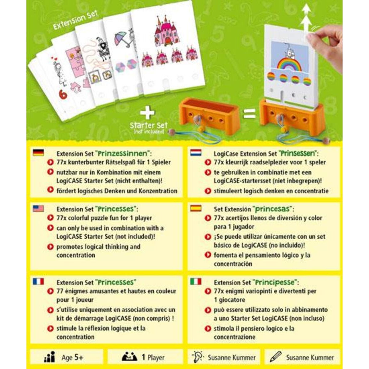 HABA 306125 LogiCase Extension Set Prinzessinnen