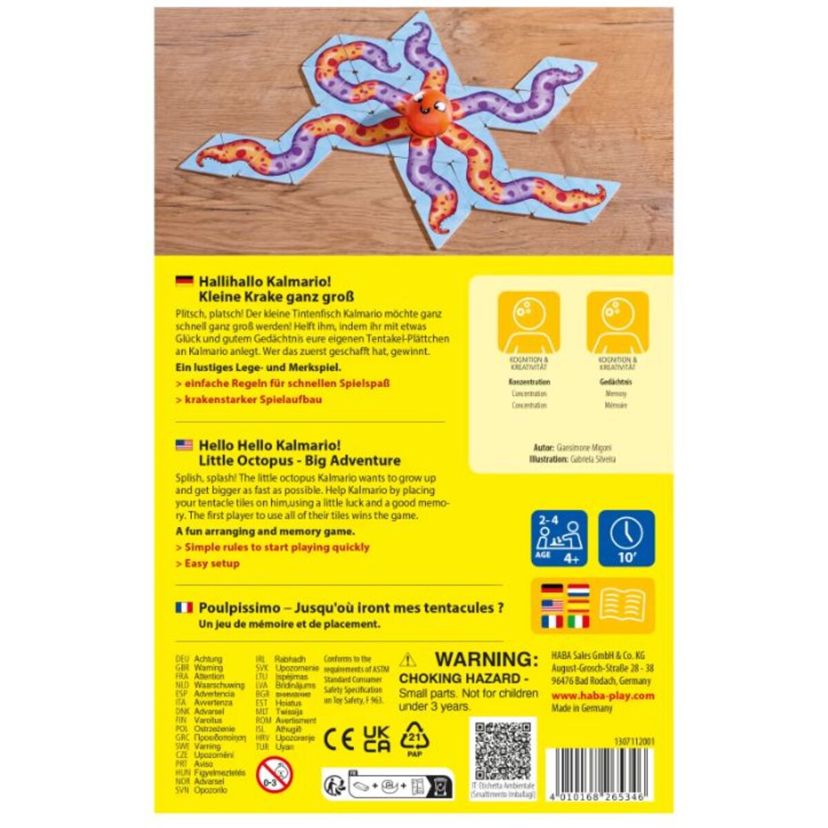 HABA Kinderspiel Hallihallo Kalimaro!