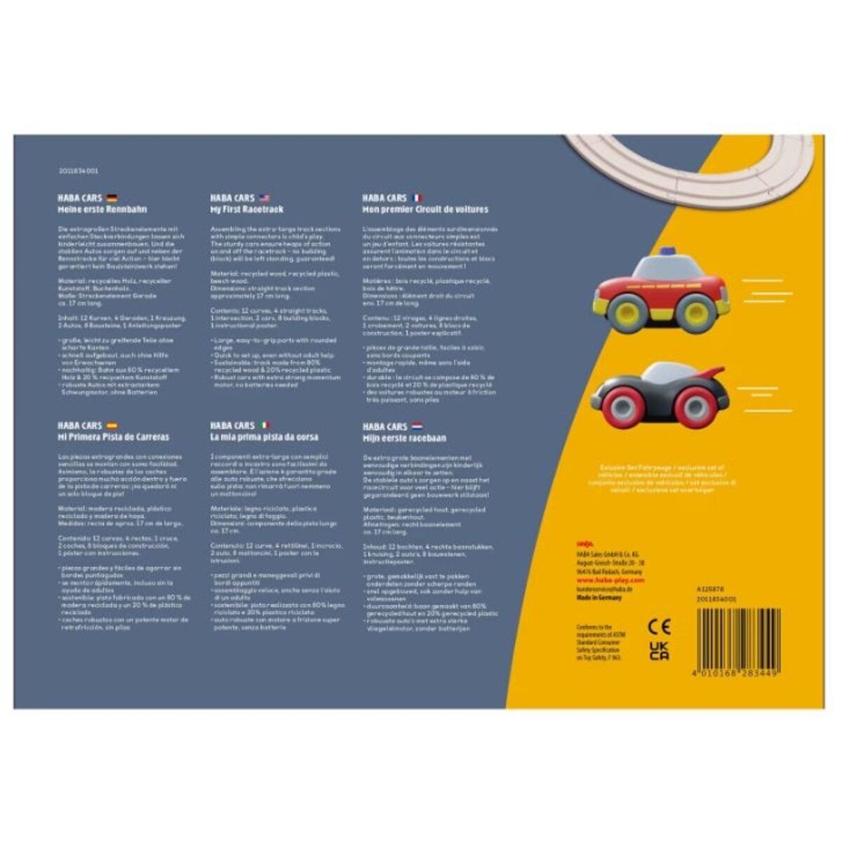 HABA Meine erste Rennbahn Cars