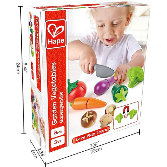 Hape E3161 - Gartengemüse, Küchenspielzeug