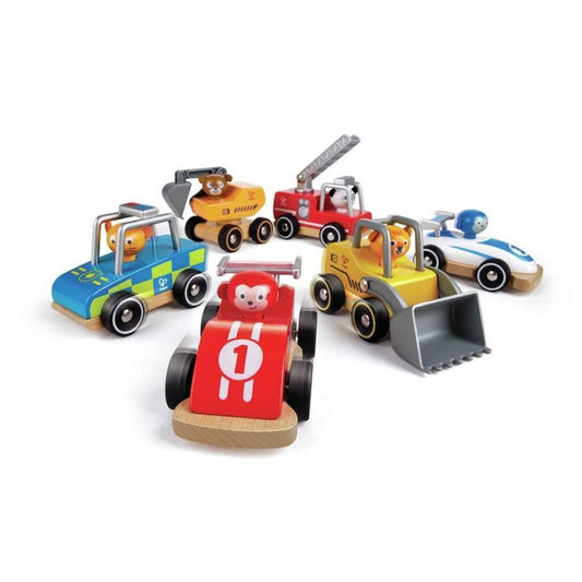 Hape Flitzer Fahrzeug-Set (12 St.)