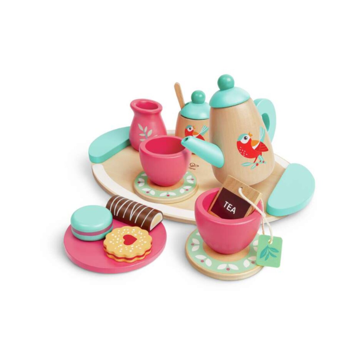 Hape Kinder-Teeservice aus Holz, 14 Teile