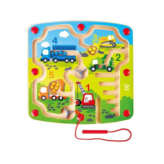 Hape Labyrinth Baufahrzeuge