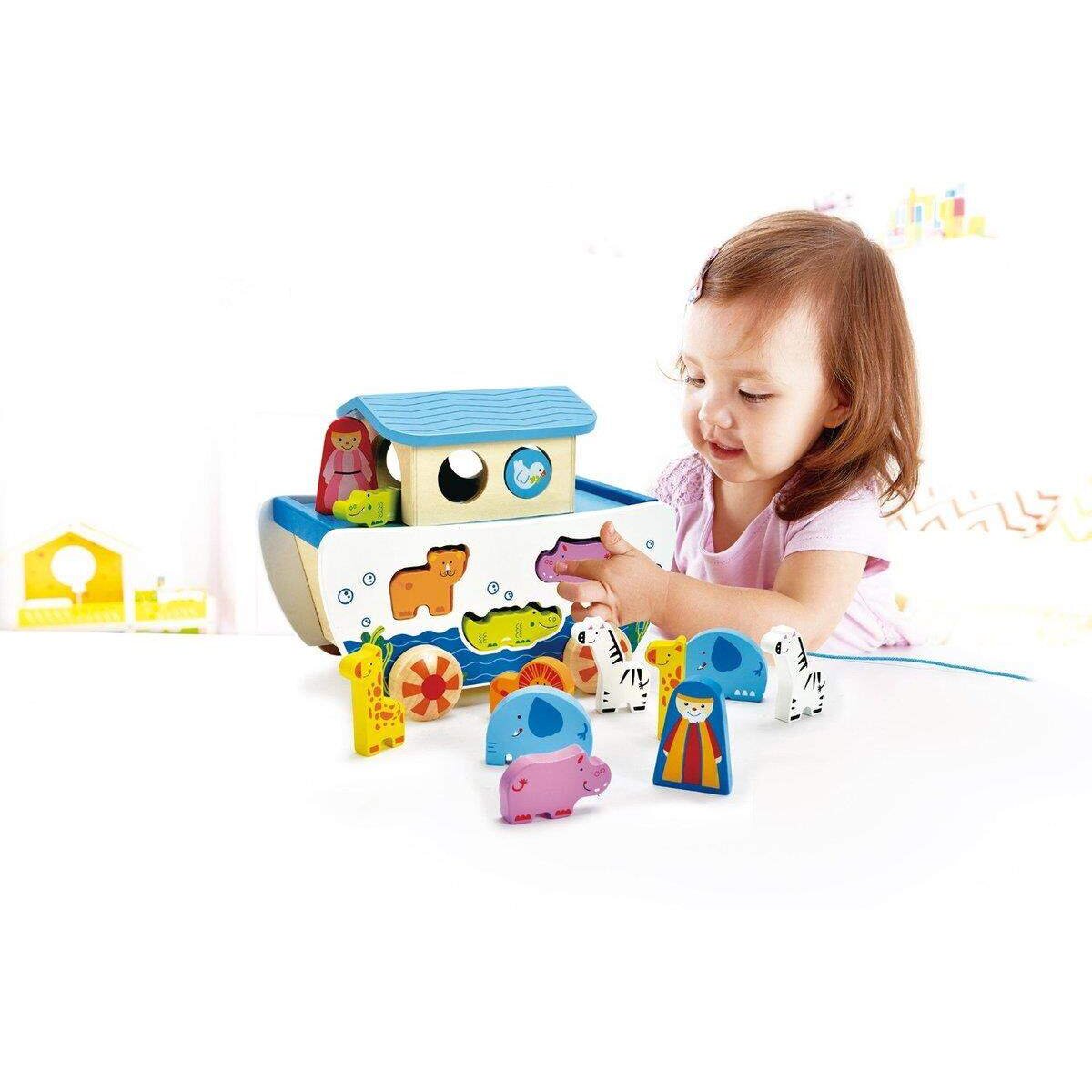 Hape Nachzieh-Arche mit Figuren