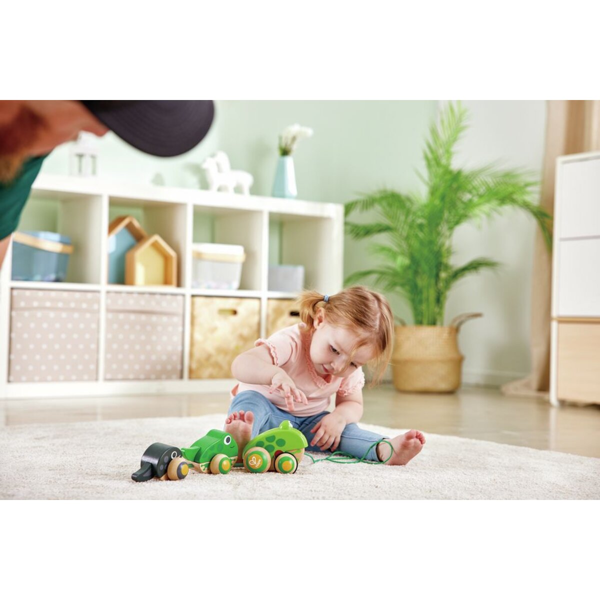 Hape Nachziehbare Frosch-Familie