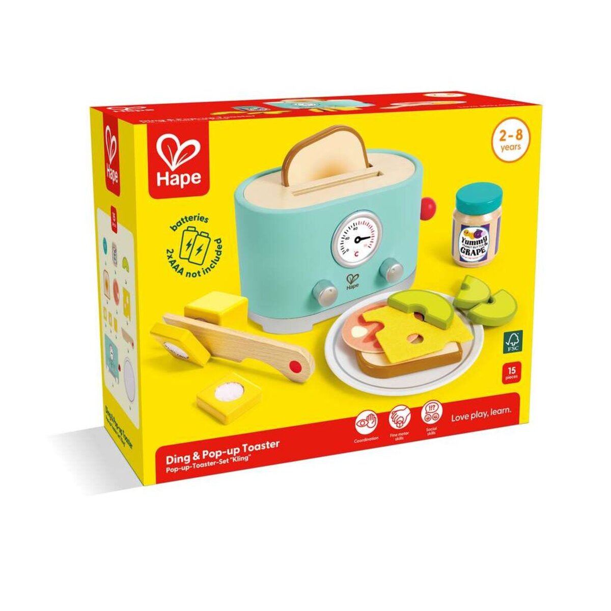 Hape Pop-up-Toaster-Set „Kling”
