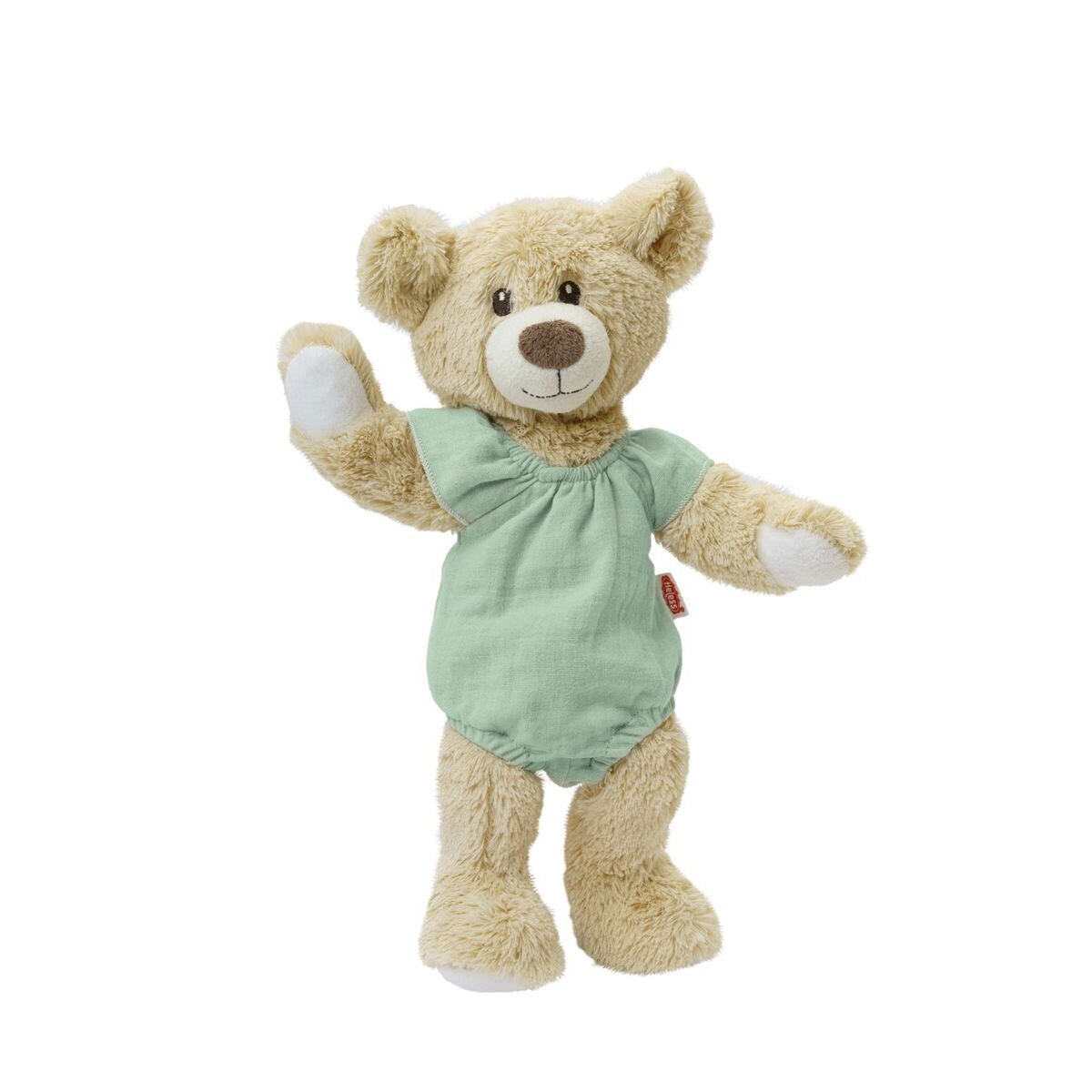 Heless Puppen-Body mit Rüschen aus 100 % Bio-Baumwolle, mint, Gr. 35-45 cm