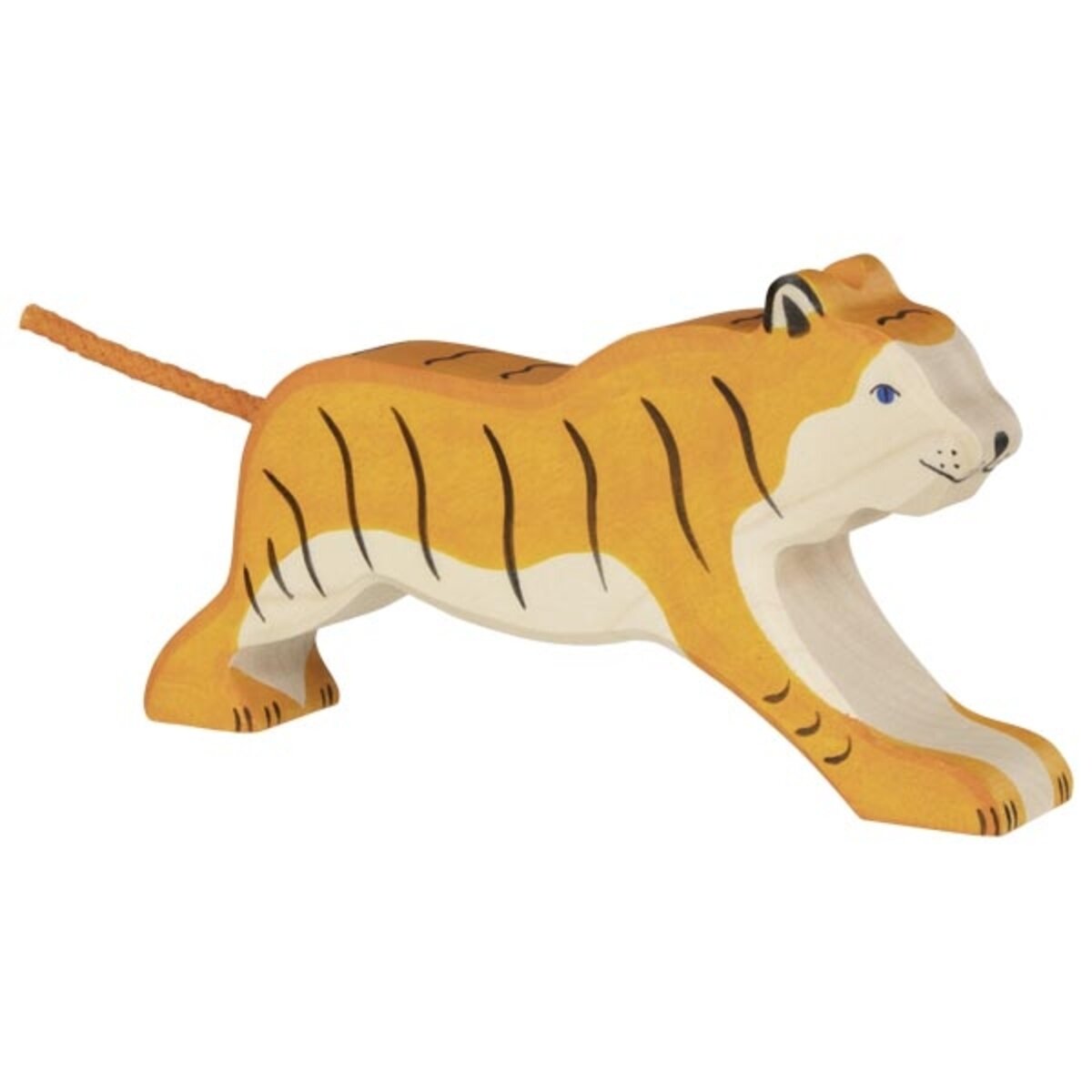 Holztiger Tiger, laufend
