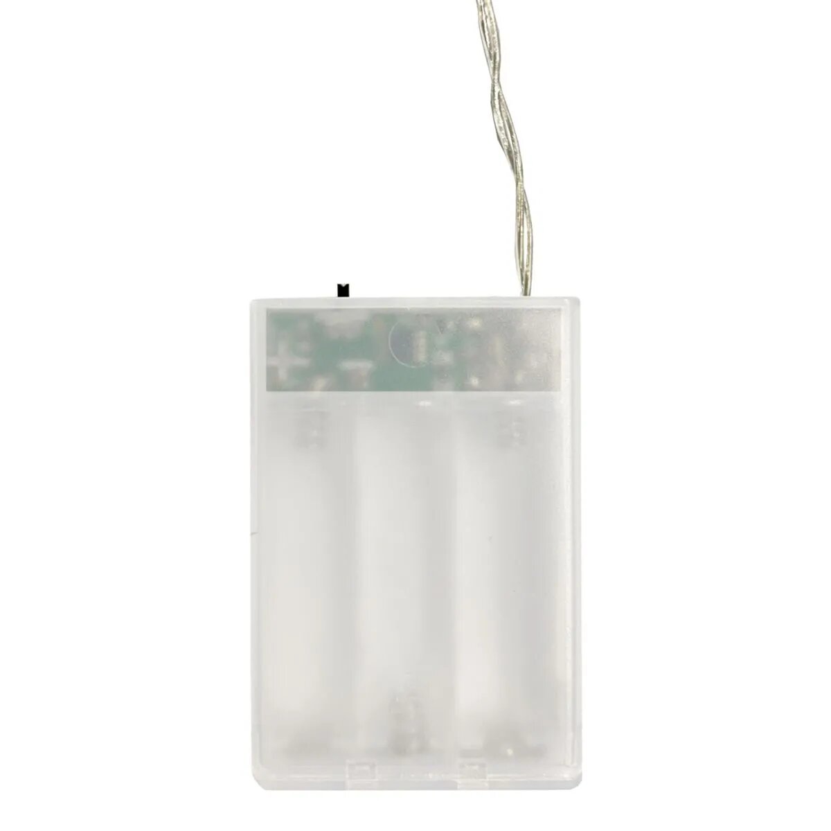 Idena 20er LED Micro-Lichterkette, warmweiß, für innen, batterieb., Timer