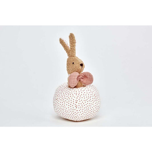 Käthe Kruse HOLLY Hase Rassel + Ball