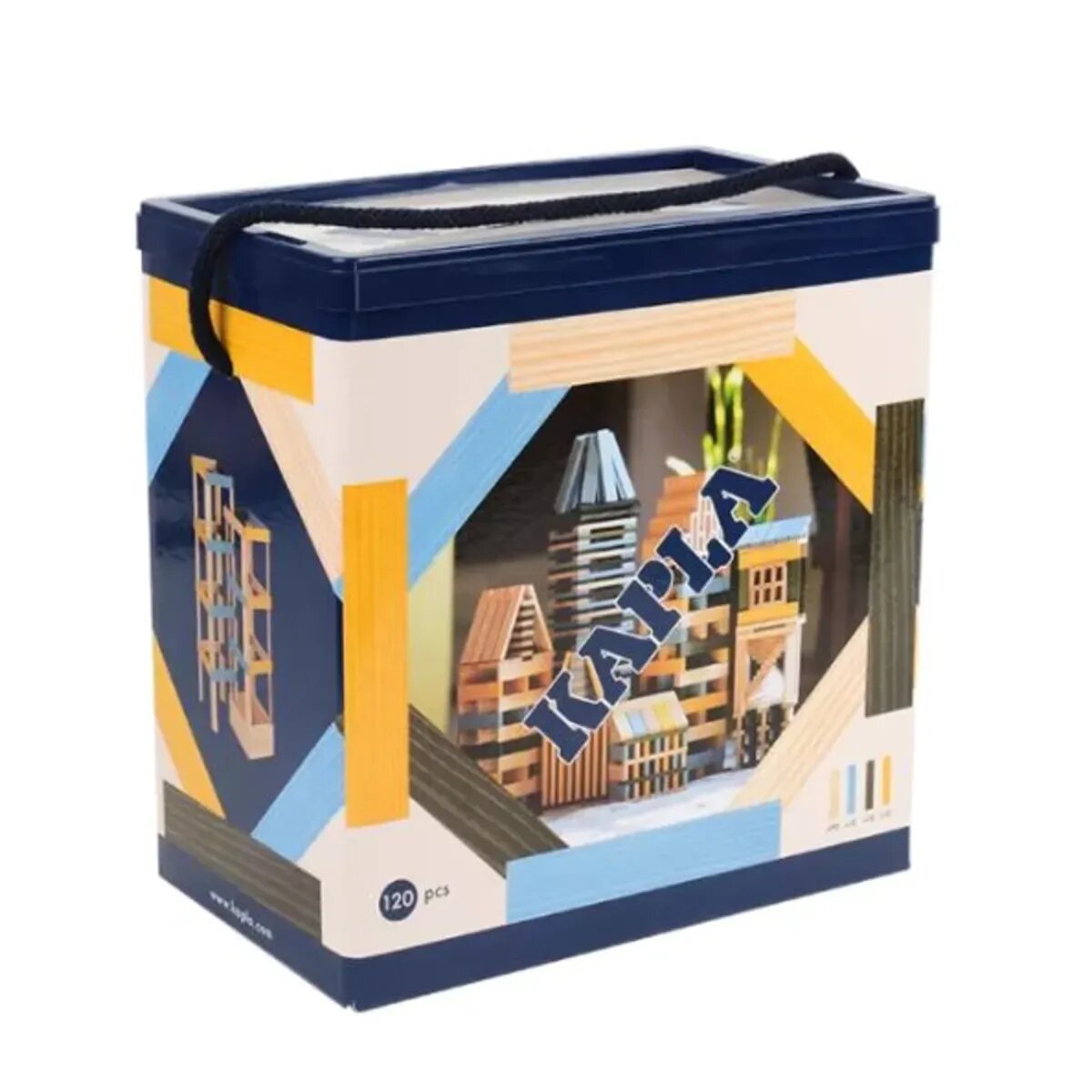 KAPLA® 120er BOX gelb / grün / blau