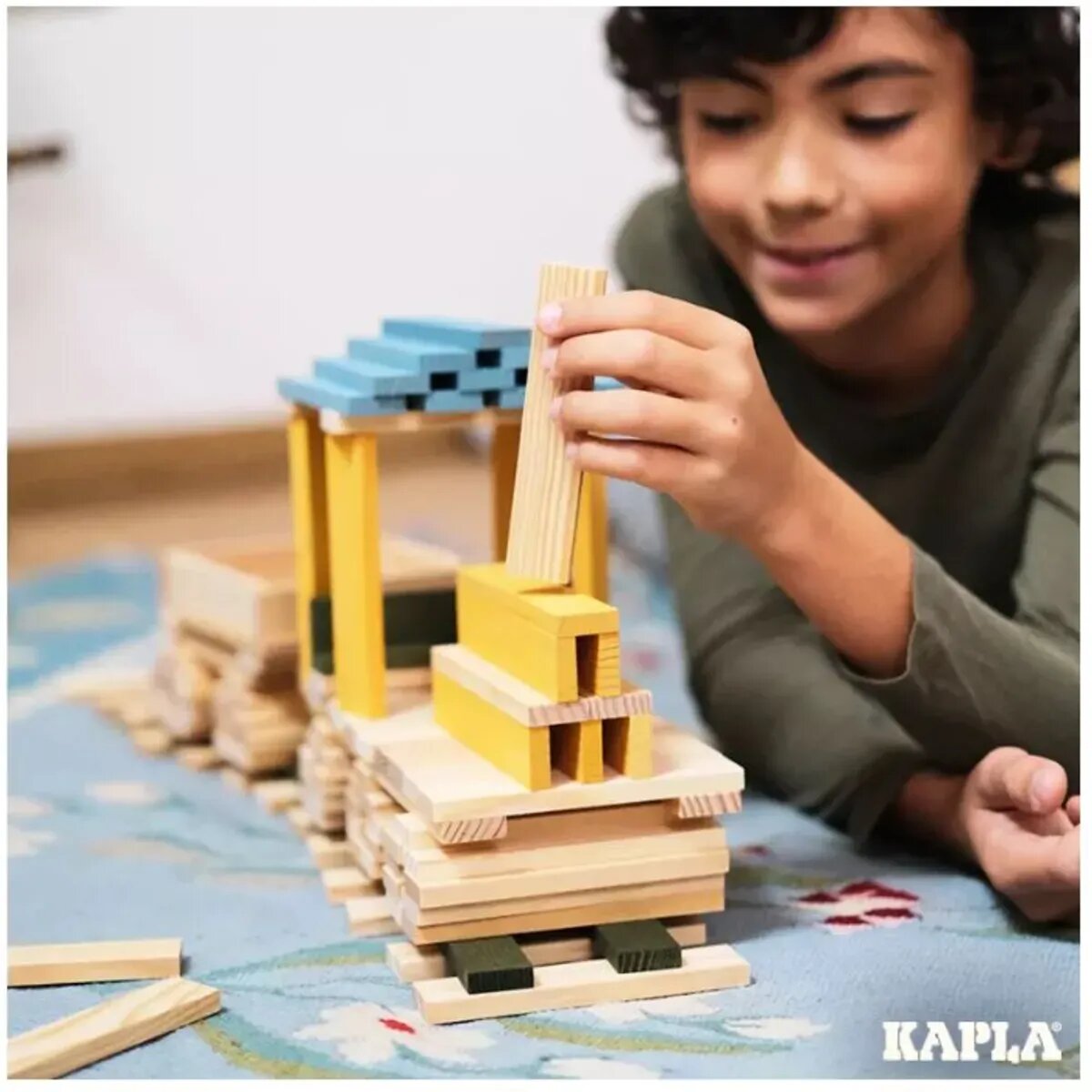 KAPLA® 120er BOX gelb / grün / blau