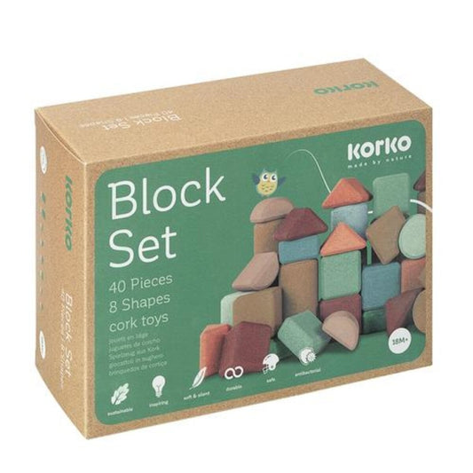 Korko Korkbausteine 40 Stück 1kg Konstruktionsspielzeug