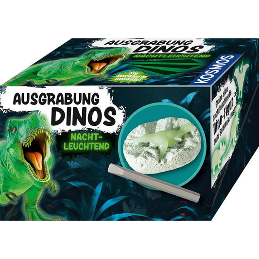 KOSMOS Ausgrabungsset Nachtleuchtende Dinos, sortiert