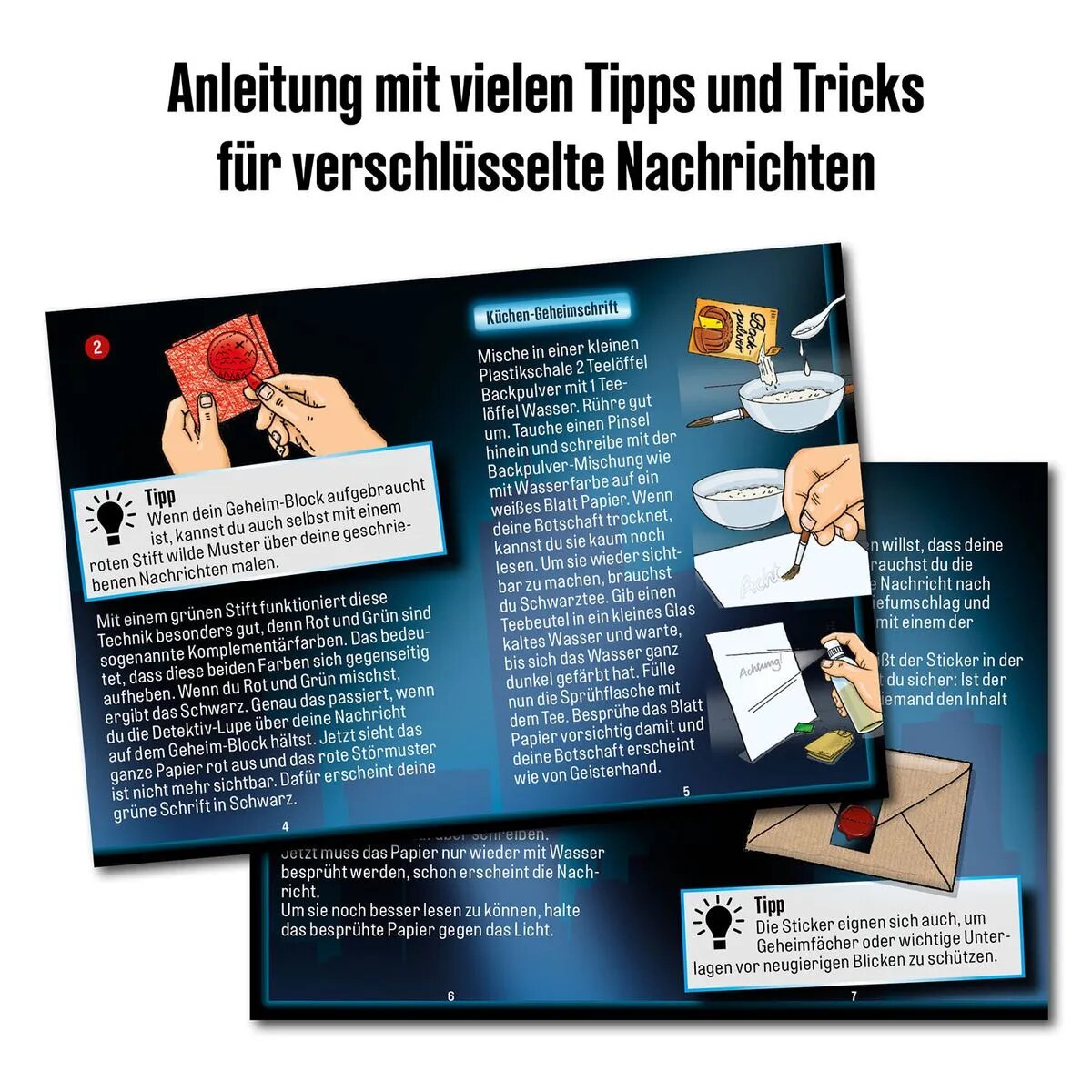 KOSMOS Die drei ??? Geheime Botschaften (kl. Dose)