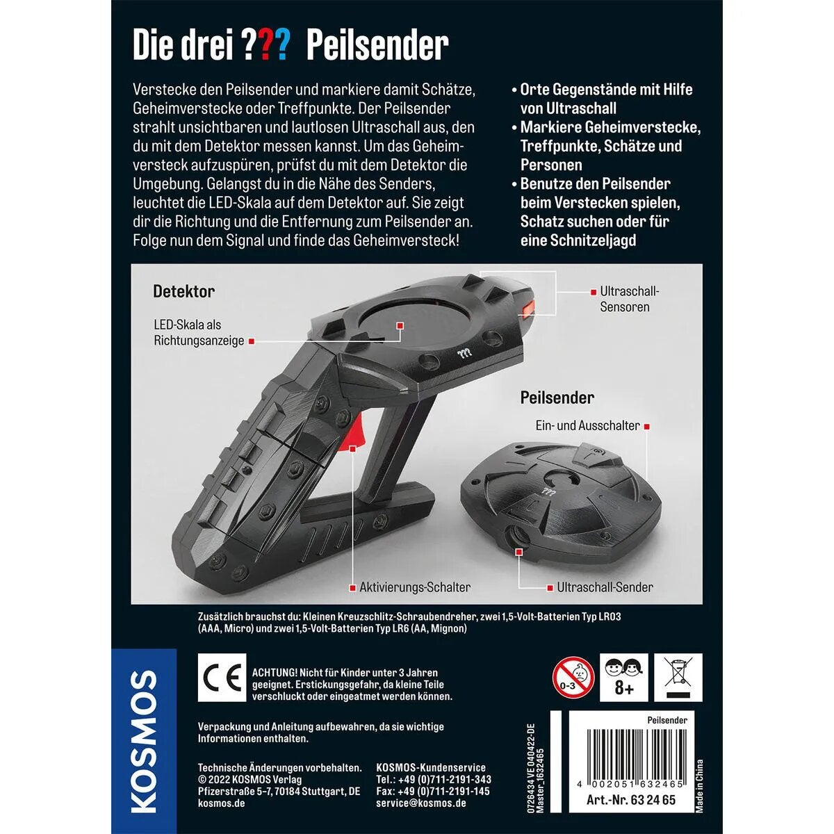 KOSMOS Die drei ??? Peilsender