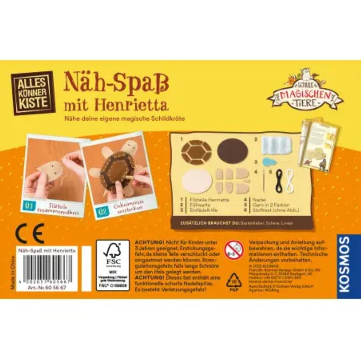 KOSMOS Die Schule der magischen Tiere Nähspaß mit Henrietta