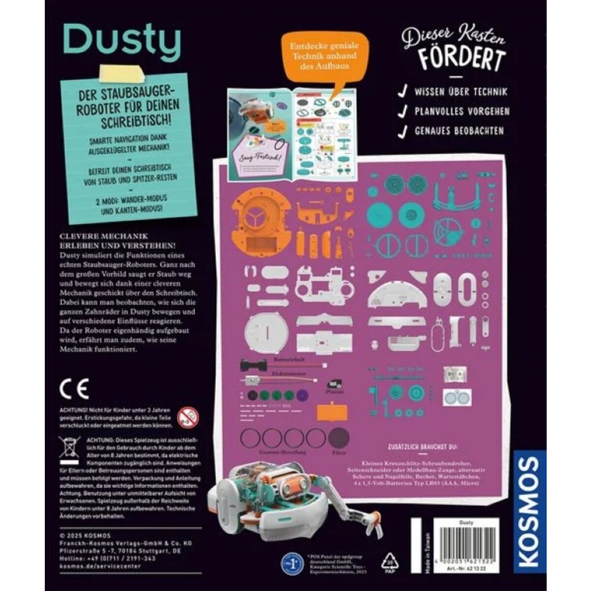 KOSMOS Dusty - Dein saugstarker Robo-Helfer