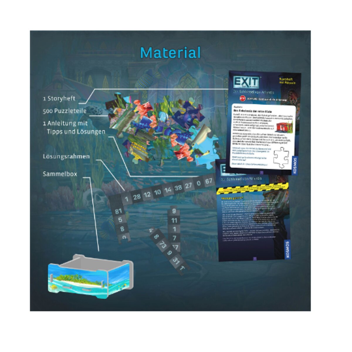 KOSMOS EXIT® - Das Puzzle: Der Schlüssel von Atlantis