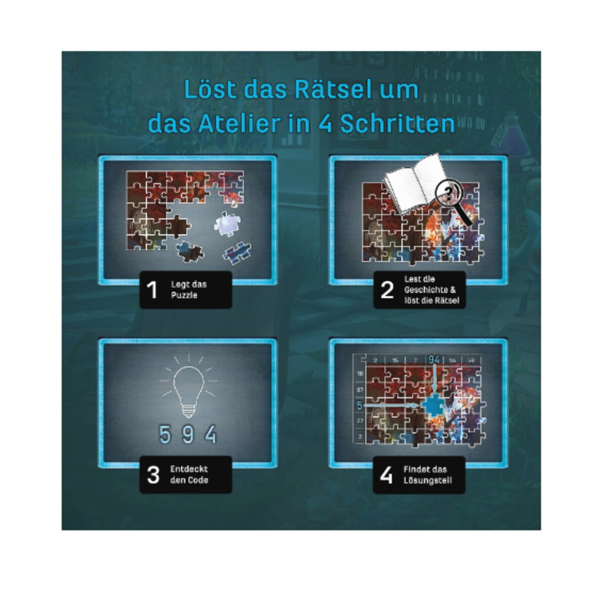 KOSMOS EXIT® - Das Puzzle: Das verborgene Atelier