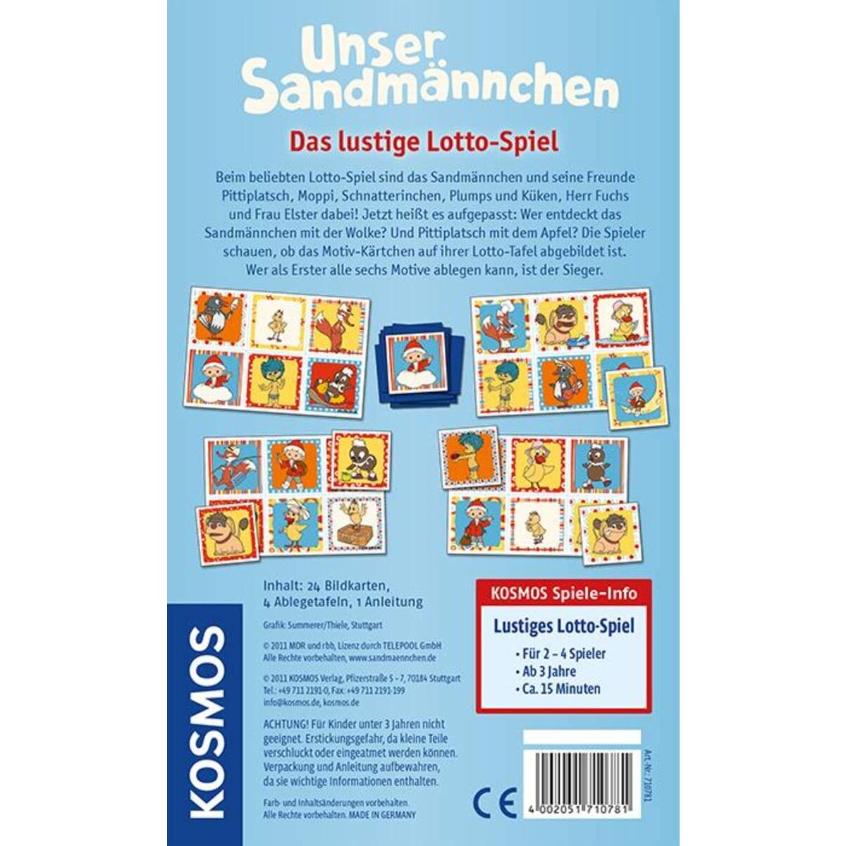 KOSMOS Unser Sandmännchen, Mitbringspiel